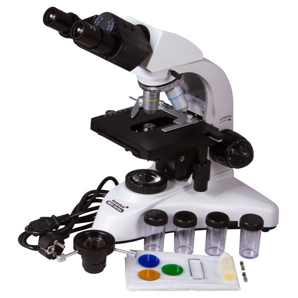 Levenhuk Microscópio MED 25B 40x-1000x Bino HAL