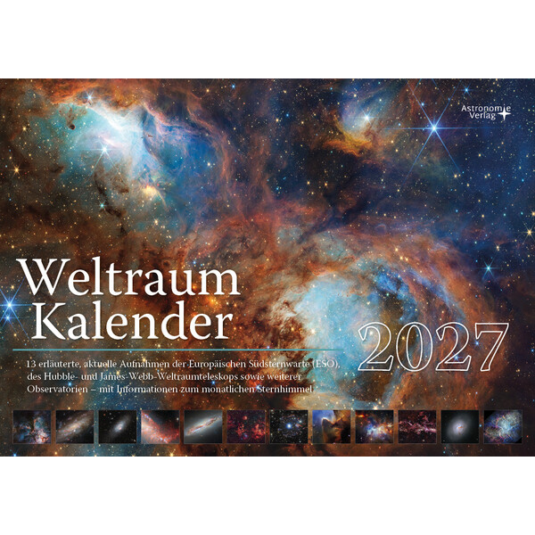 Astronomie-Verlag Calendário Weltraum-Kalender 2027