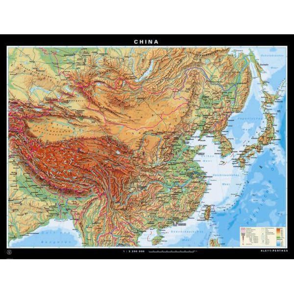Klett-Perthes Verlag Mapa China física