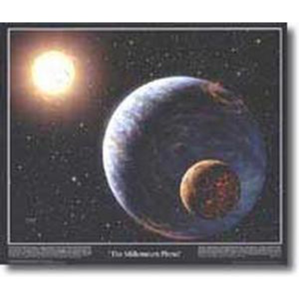 Poster O Planeta do Milênio - AUTOGRAFADO
