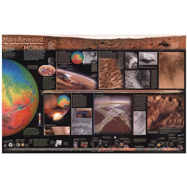 National Geographic Poster Marte, o planeta vermelho