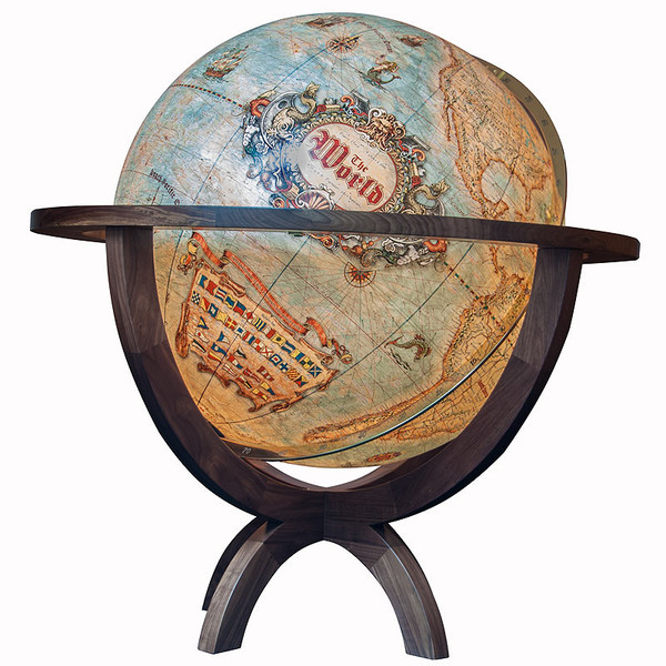 Columbus Globo com pedestal Imperial Vintage 100cm (English)