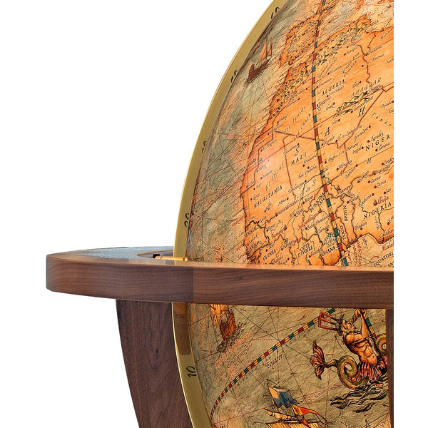 Columbus Globo com pedestal Imperial Vintage 100cm (English)