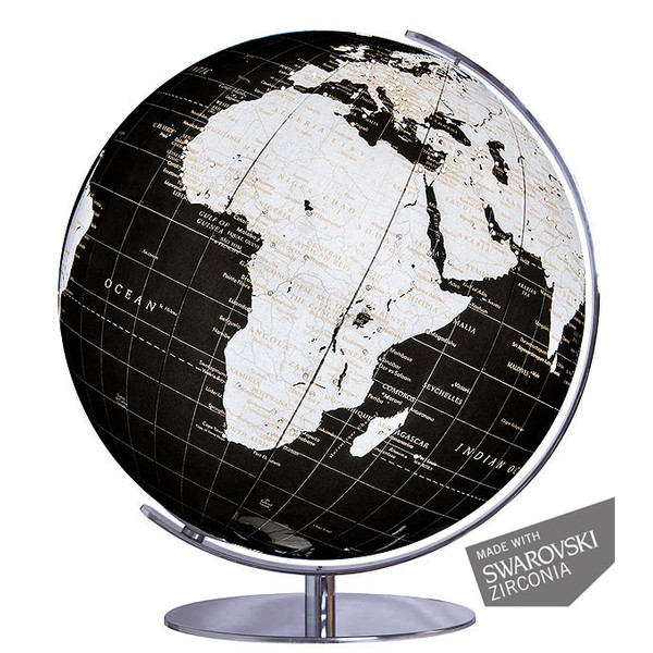 Columbus Globo 731485 Swarovski zirconia onyx globe