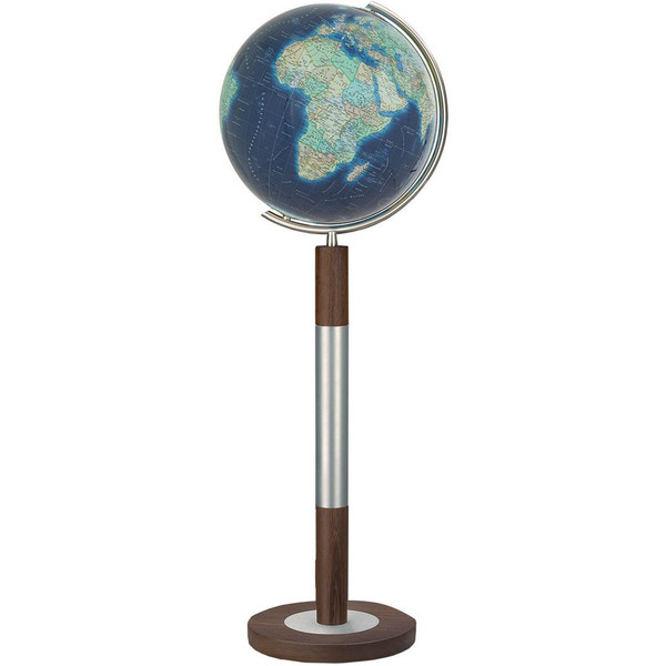 Columbus Globo com pedestal Duo Azzurro Aço inoxidável/ Wenger 40cm