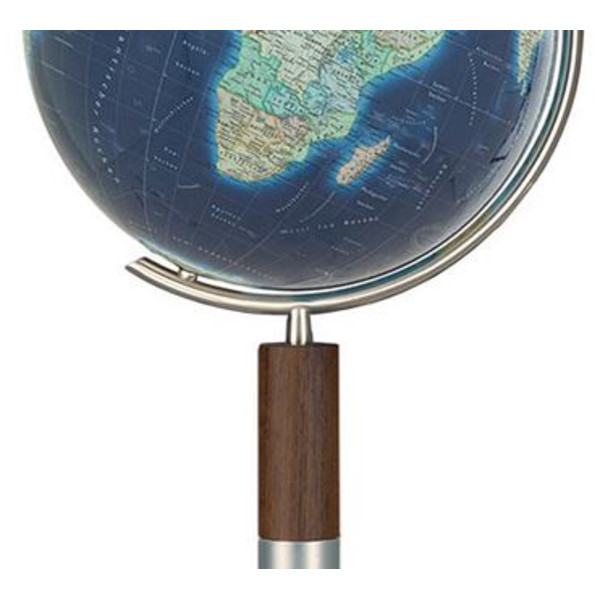Columbus Globo com pedestal Duo Azzurro Aço inoxidável/ Wenger 40cm