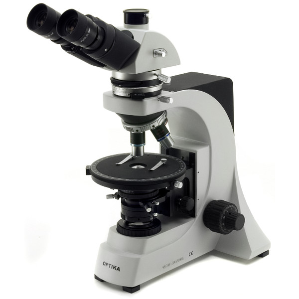 Optika Microscópio B-500POL trinocular microscope, with polarizer ERGO head and X-LED illumination