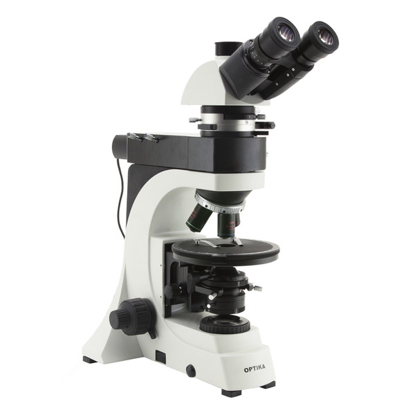 Optika Microscópio B-500POL-I, Triocular, Polarização, Cabeça ERGO, X-LED