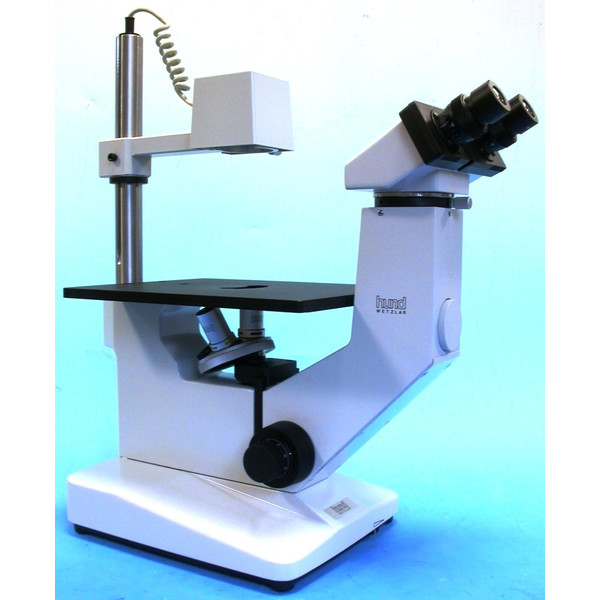 Hund Microscópio invertido Wilovert Standard HF 20, bino, 40x - 200x