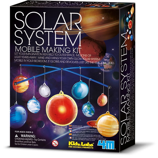 HCM Kinzel Planetário Glow Solar System Mobile Making Kit