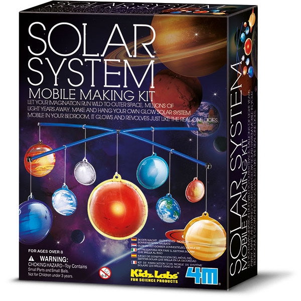 HCM Kinzel Planetário Kit para fazer um Mobile com o sistema solar que brilha