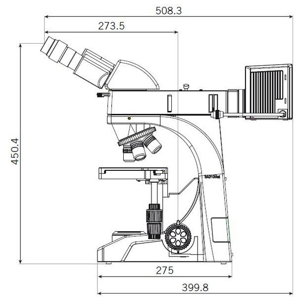 Motic Microscópio BA310 MET binocular microscope