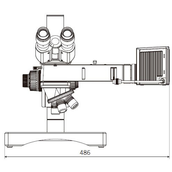 Motic Microscópio BA310 MET-H, Triocular