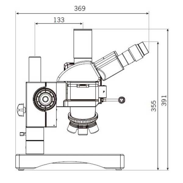 Motic Microscópio BA310 MET-H, Triocular
