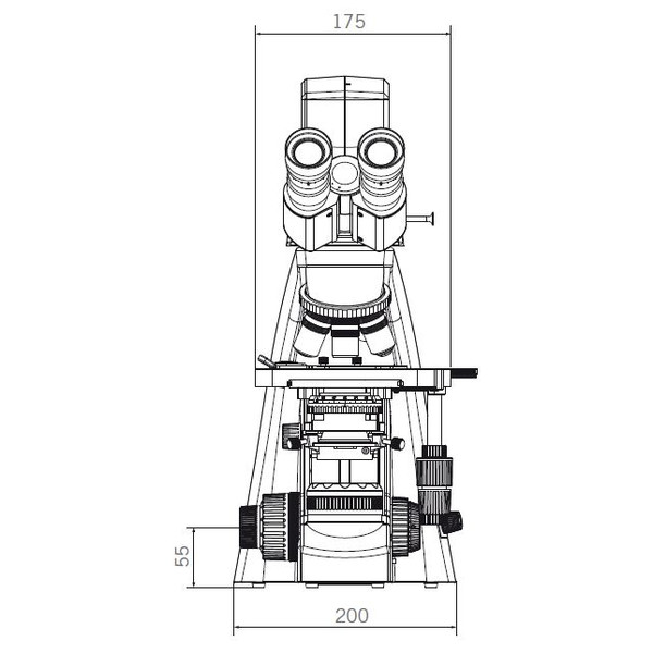 Motic Microscópio BA310 microscope, digital