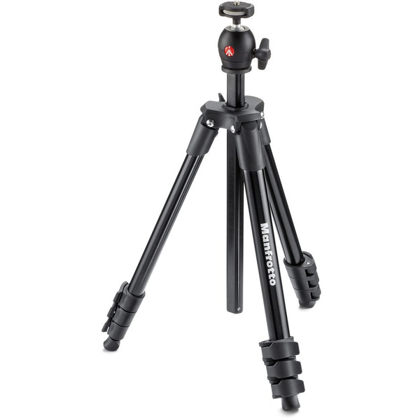 Manfrotto Tripé de alumínio Compact Light photo tripod kit, black