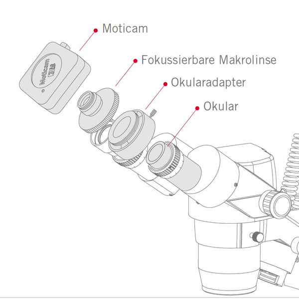 Motic Câmera X3 plus, color, CMOS, 1/3", 4MP, WI-FI