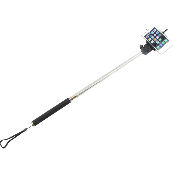 Monopé de alumínio Selfie-Stick für Smartphones und kompakte Fotokameras, blau