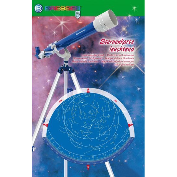 Bresser Carta de estrelas Junior star map, fluorescent (in German)