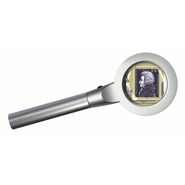 Bresser Lupa 2.5X, 55mm LED magnifier