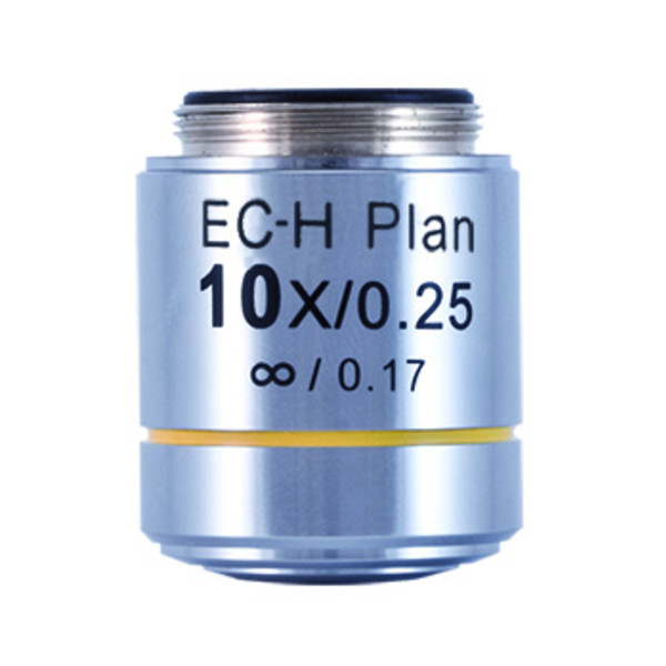 Motic objetivo CCIS planachromatic EC-H PL 10X / 0.25 (WD = 17.4mm) microscope objective