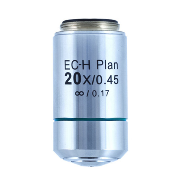 Motic objetivo CCIS plan achromat. EC-H PL 20x/0.45 (WD=0.9mm)