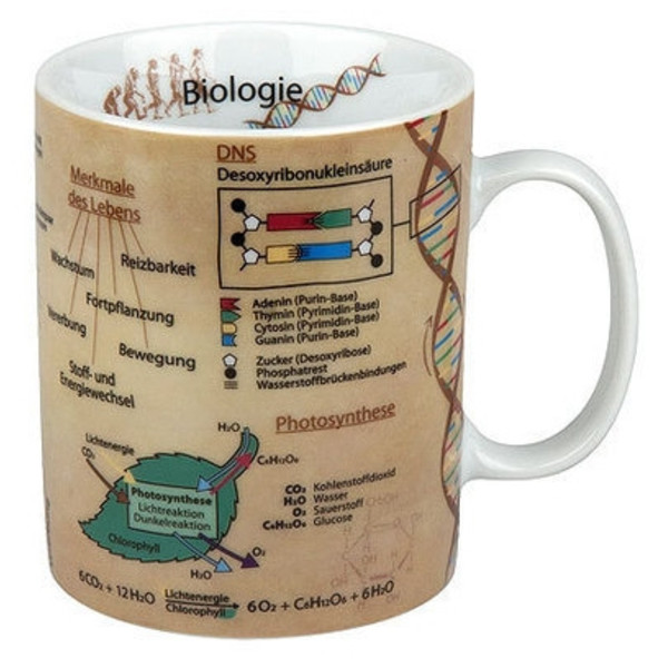 Könitz Chávena Biology knowledge mug (in German