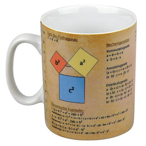 Könitz Chávena Mathematics knowledge mug (in German)