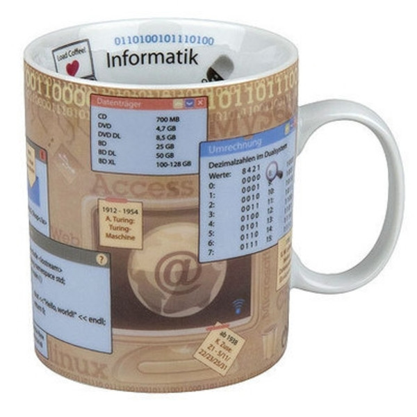 Könitz Chávena Computer science data mug (in German)