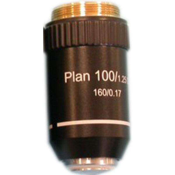 Hund Plano objetivo acromático. 100x/1,25 para microscópios verticais