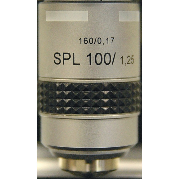 Hund objetivo Objetiva para campo escuro: Spl 100/1.25-0.60 para Microscopiós verticais
