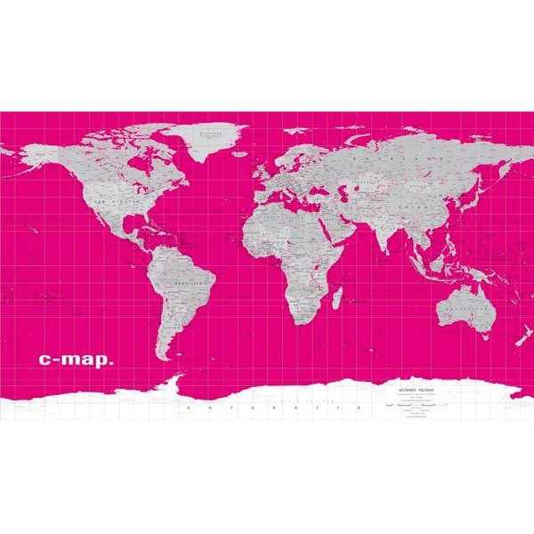 Columbus C-Mapa do mundo "magenta"