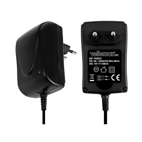 Lunatico Fonte de alimentação 15V/1A
