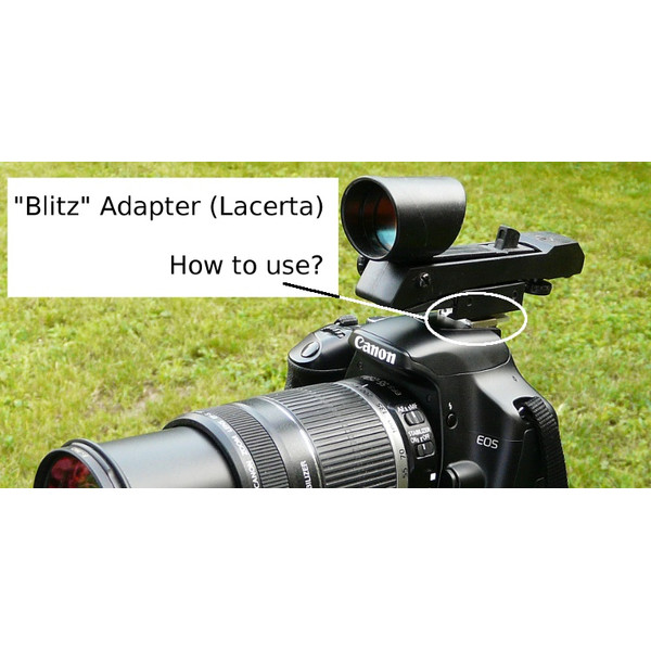 Lacerta Adaptadores para Buscadora de ponto luminoso na sapata