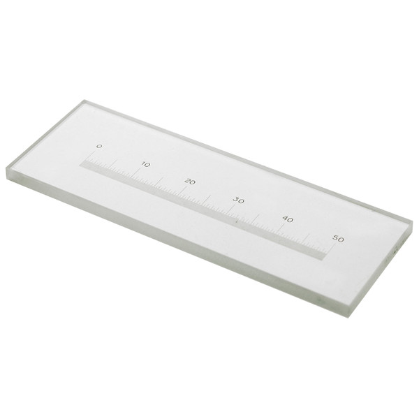 Euromex Micrómetro para objectos , 50mm/500 secções
