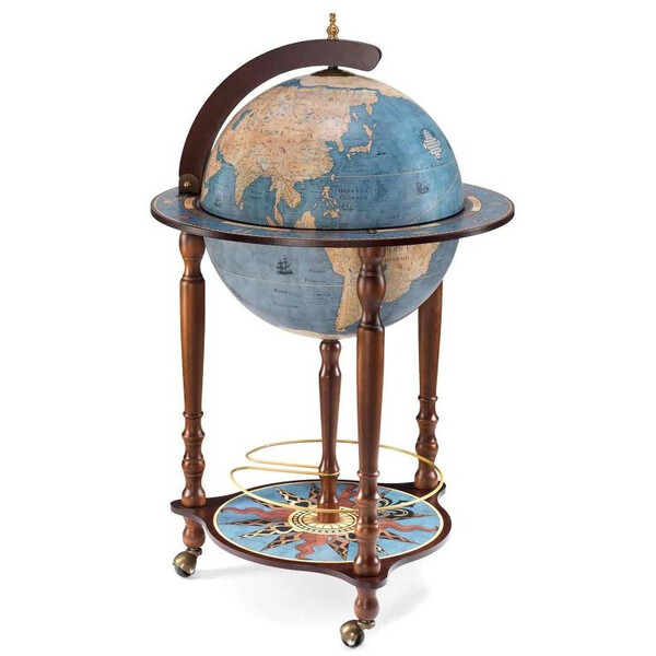 Zoffoli Globo com pedestal Da Vinci Blu Dust 40cm