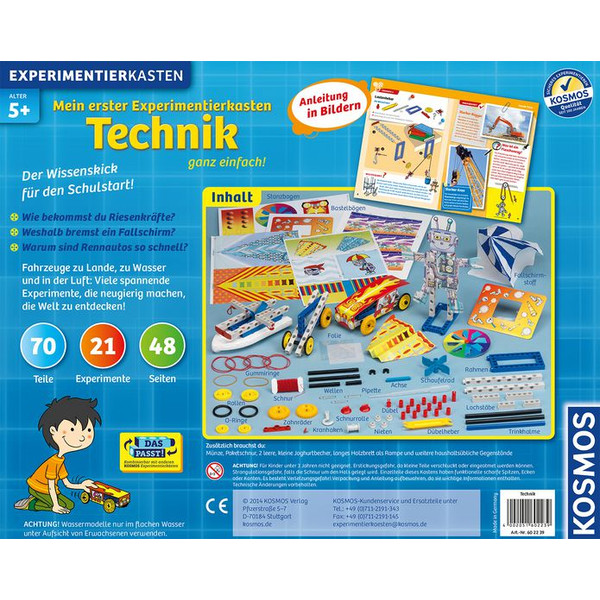 Kosmos Verlag O meu primeiro kit de experiências - Tecnologia simples