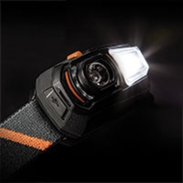 Bushnell Lanterna para cabeça RUBICON 10R125ML, recarregável
