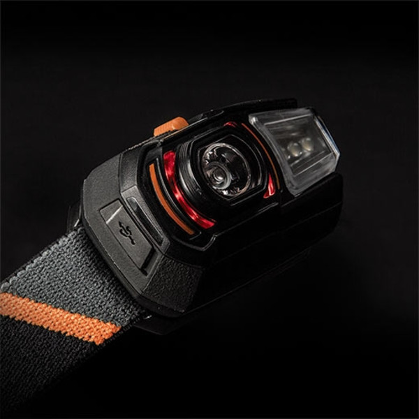 Bushnell Lanterna para cabeça RUBICON 10R125ML, recarregável