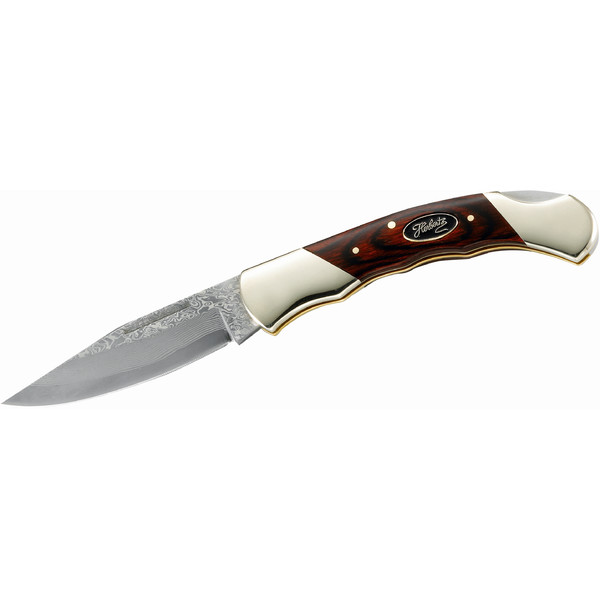 Herbertz Faca Damascene pocket knife, Pakka wood grip, No. 235511
