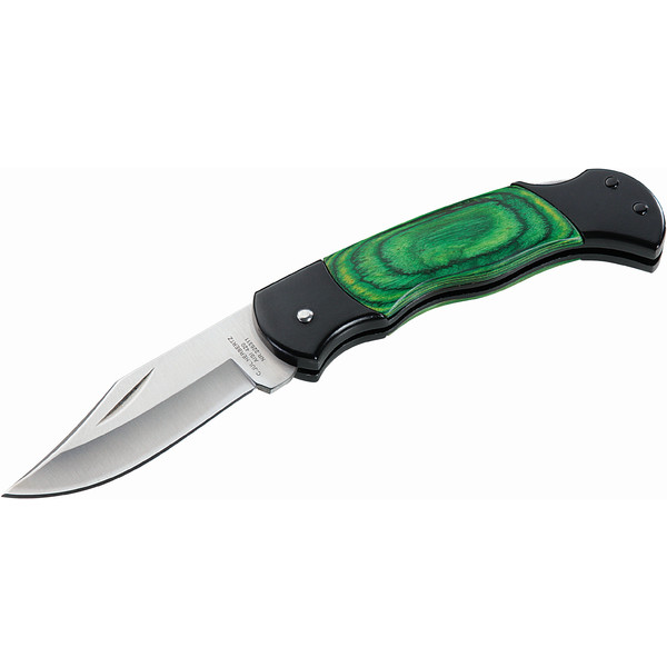 Herbertz Faca Pocket knife, Pakka wood grip, grey-green, No. 226311