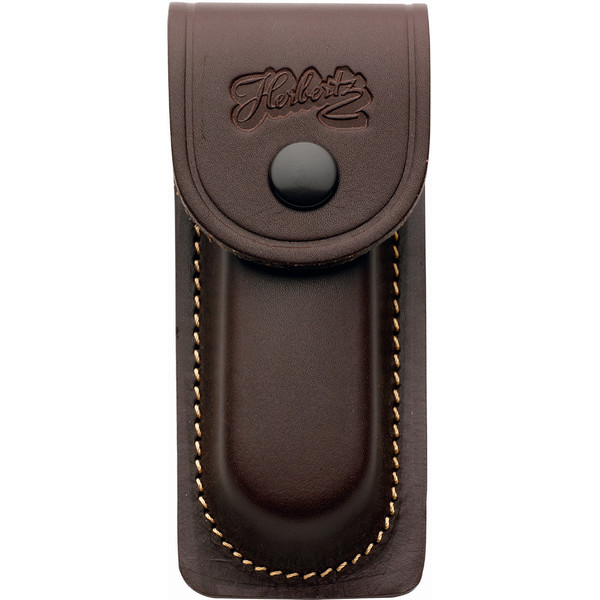 Herbertz Estojo de couro para Canivete 2653090, castanho, para 9cm