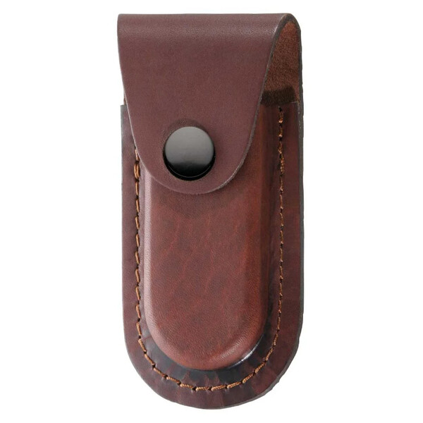 Herbertz Estojo de couro para Canivete 2675120, castanho escuro, para 12 cm