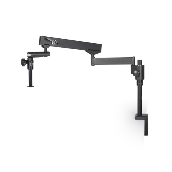 Motic Suporte de braço articulado com pinça de mesa e coluna de 25 mm
