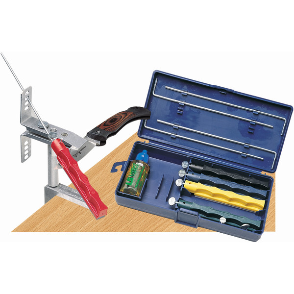Lansky Sharpeners Conjunto de afiação Lansky deluxe com 5 pedras de amolar