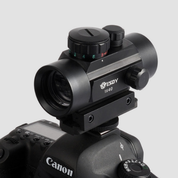 ASToptics Buscadora de ponto luminoso com adaptador de sapata para DSLR