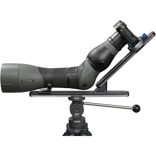 Novoflex Suporte de câmara QPL-SCOPE A digiscoping support for angled eyepiece spotting scopes