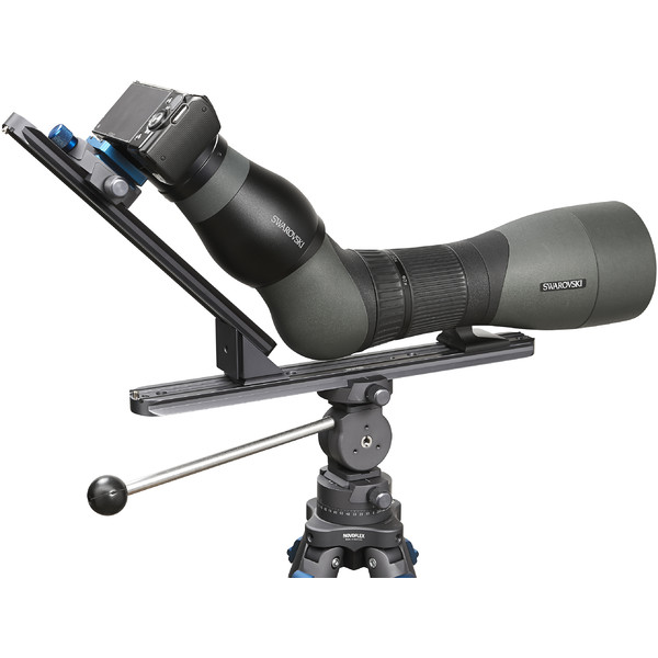 Novoflex Suporte de câmara QPL-SCOPE A digiscoping support for angled eyepiece spotting scopes