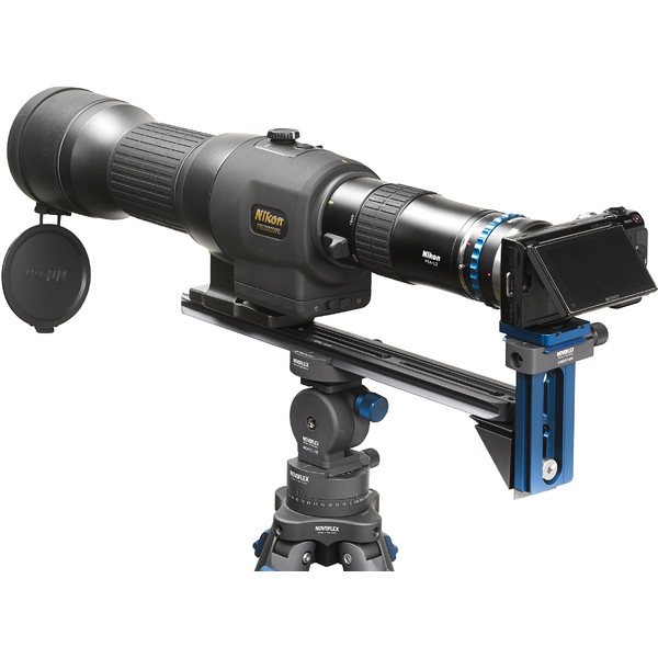 Novoflex Suporte de câmara QPL-SCOPE S digiscoping support bridge for angled eyepiece spotting scopes