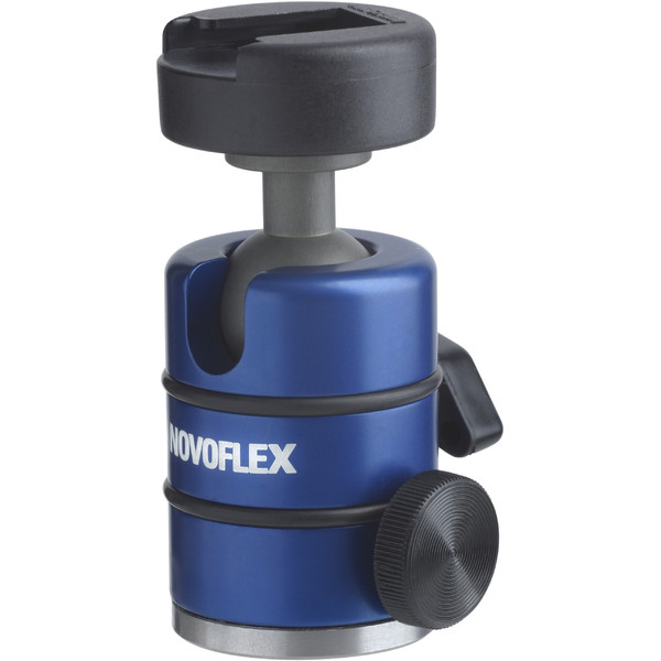 Novoflex Cabeça esférica Neiger 19 P com suporte de flash e pinça panorâmica